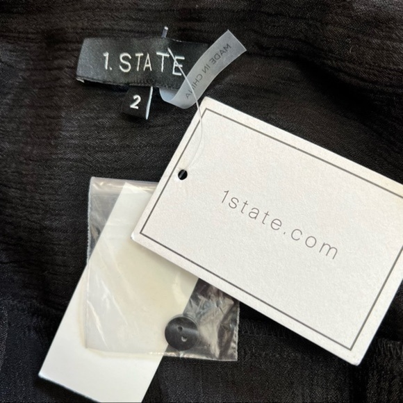 1. State Womens Asymmetrical Ruffle Fit & Flare Dress size 2 - Picture 8 of 11